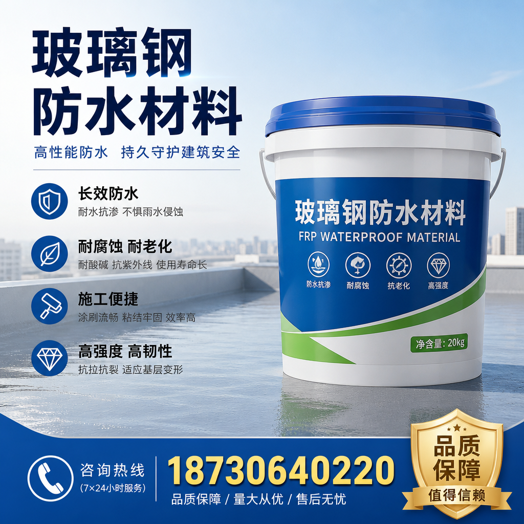 专家解析：玻璃钢防水材料的市场前景分析在 九江